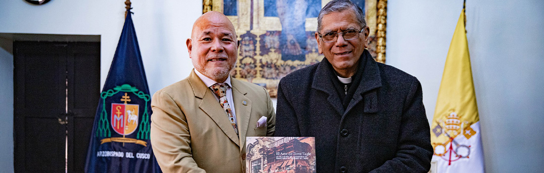 Arzobispo del Cusco recibio la visita protocolar del nuevo director regional de la Oficina Desconcentrada del Ministerio de Relaciones Exteriores – Cusco